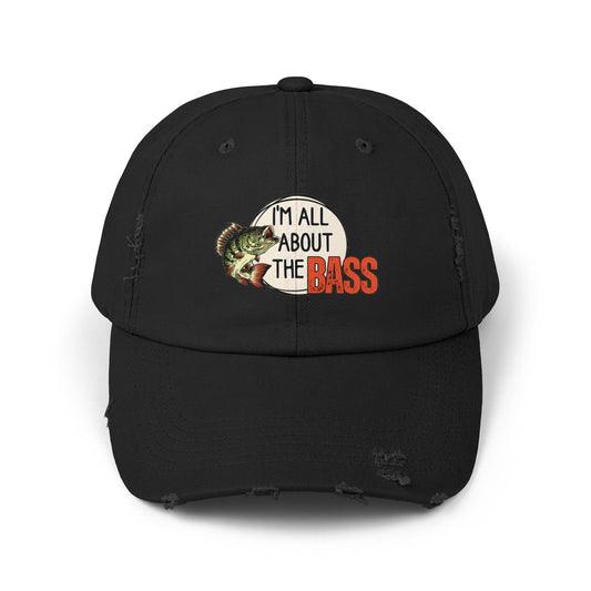 Im all about the bass - Distressed Dad Cap