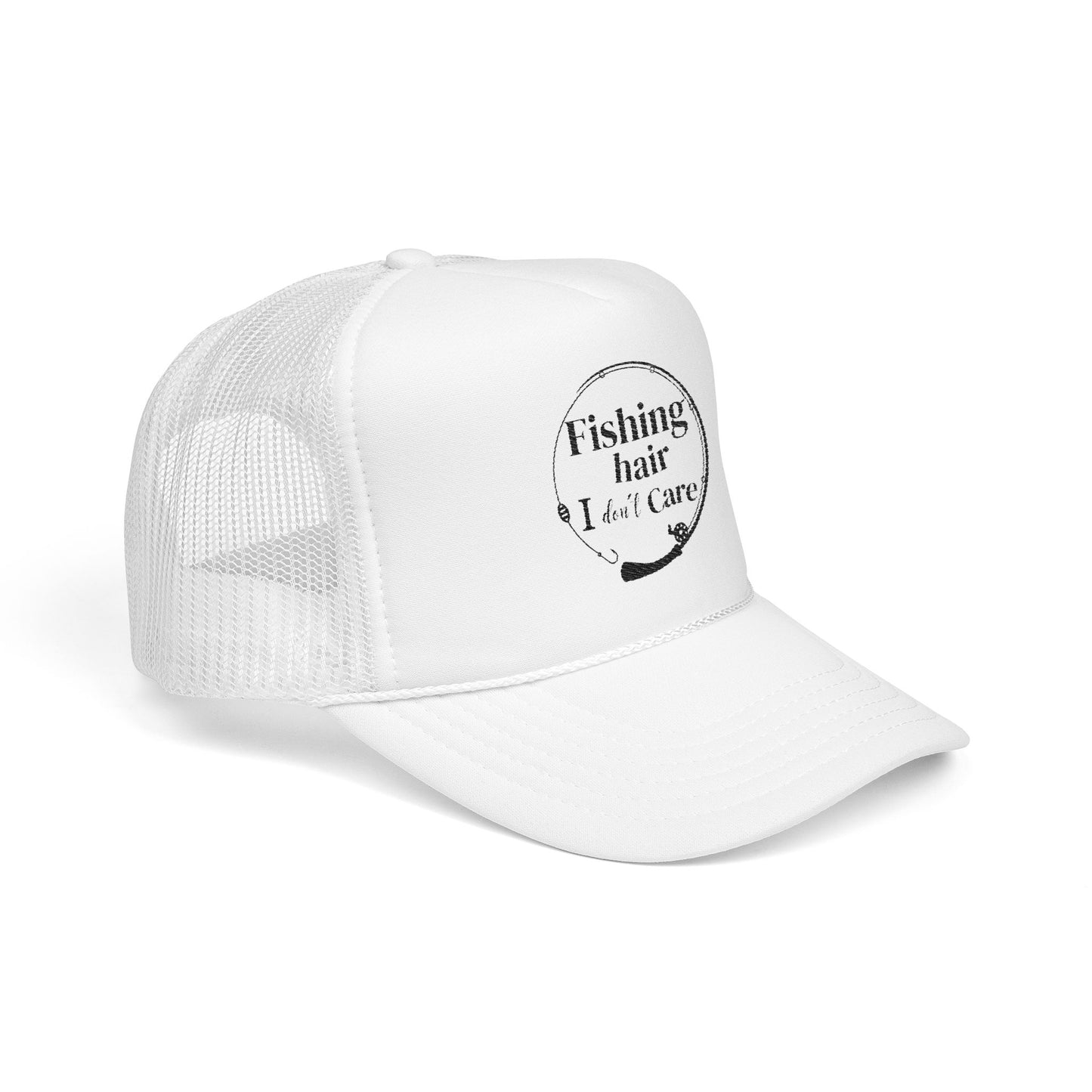 Fishing Hat, Trucker Hat for Fishermen, Outdoor Cap, Fishing Accessories, Gift for Anglers, Casual Summer Wear