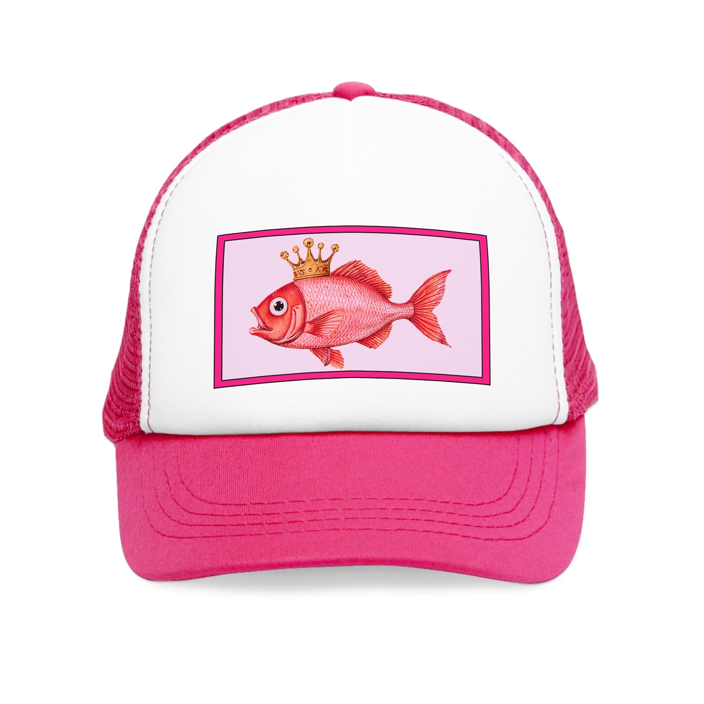 Fishing Cap Pink Fish