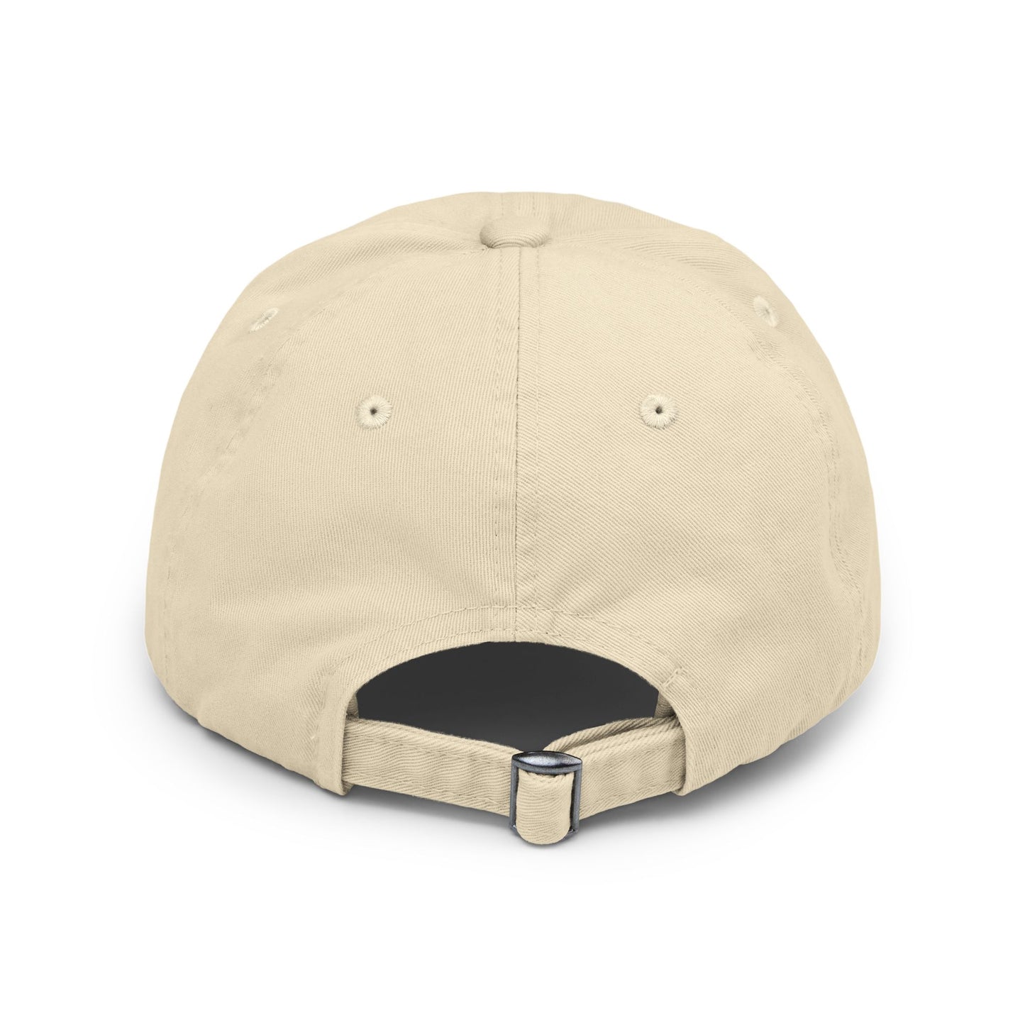 Distressed cap, orange all about the bass