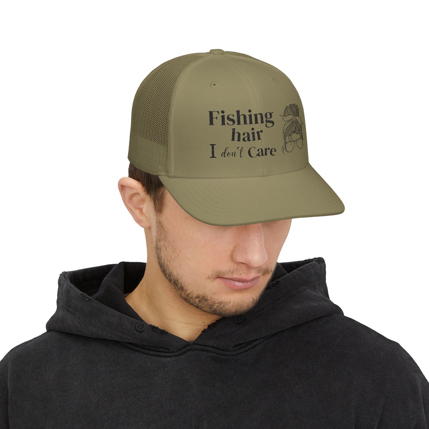 Embroidered Fishing Snapback