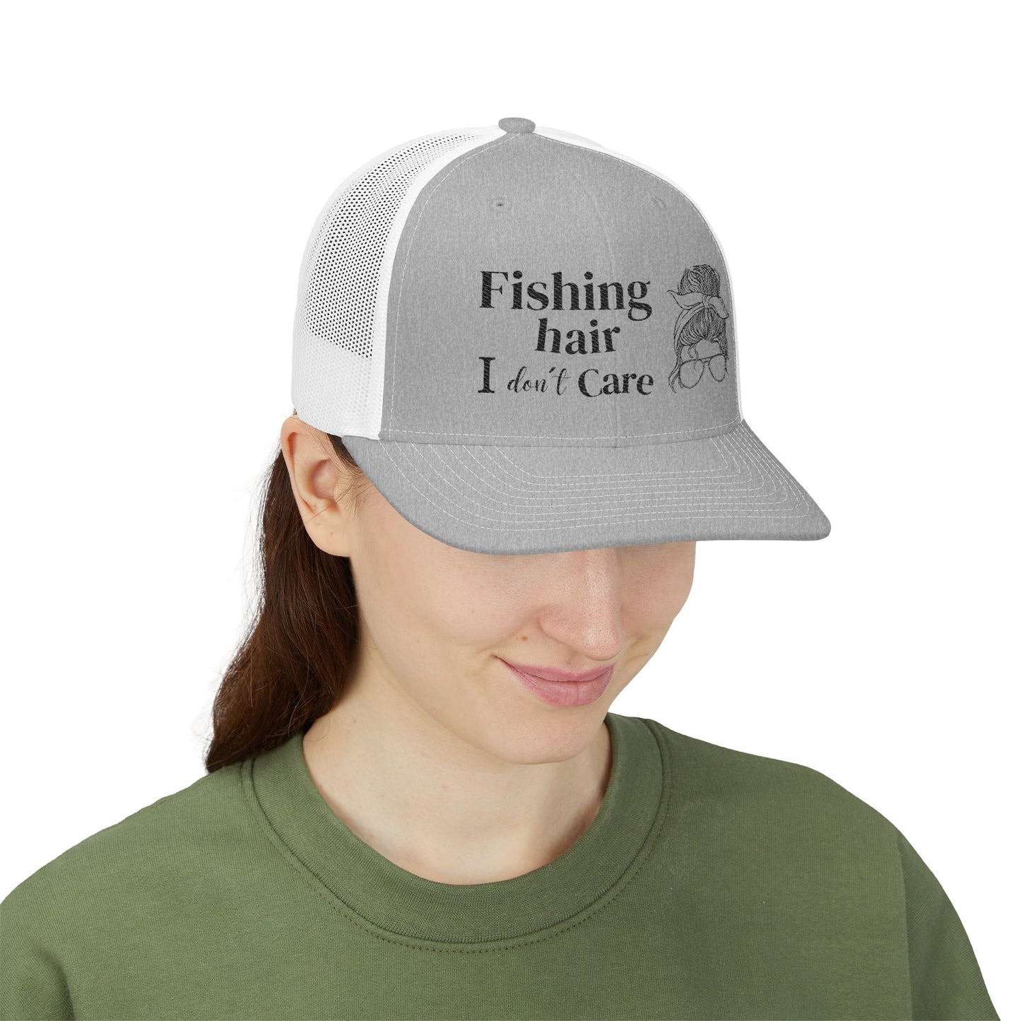 Embroidered Fishing Snapback