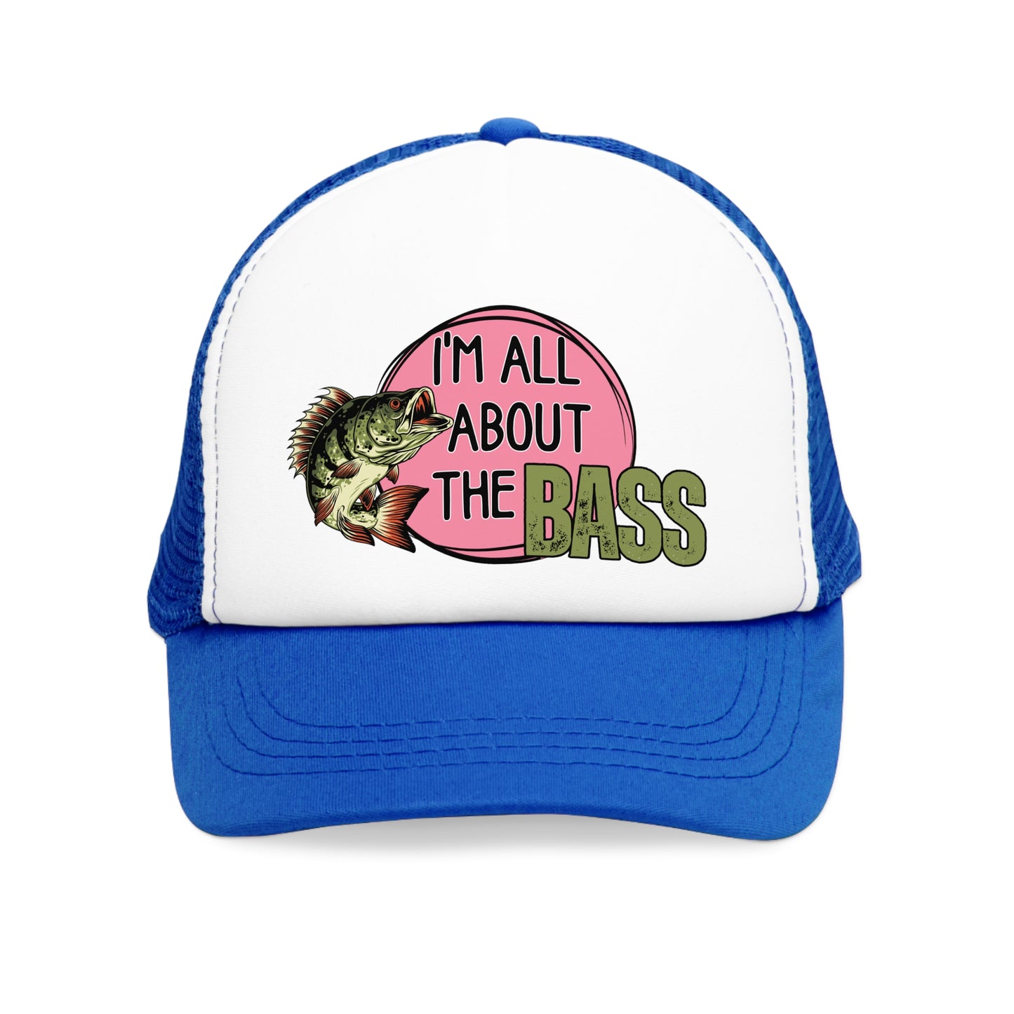 Comfy cap Im all about the bass pink
