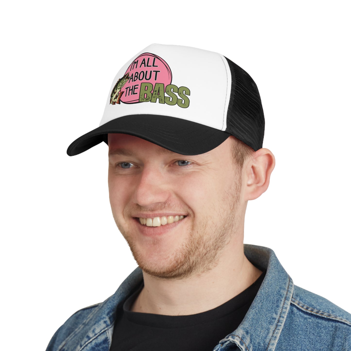 Comfy cap Im all about the bass pink