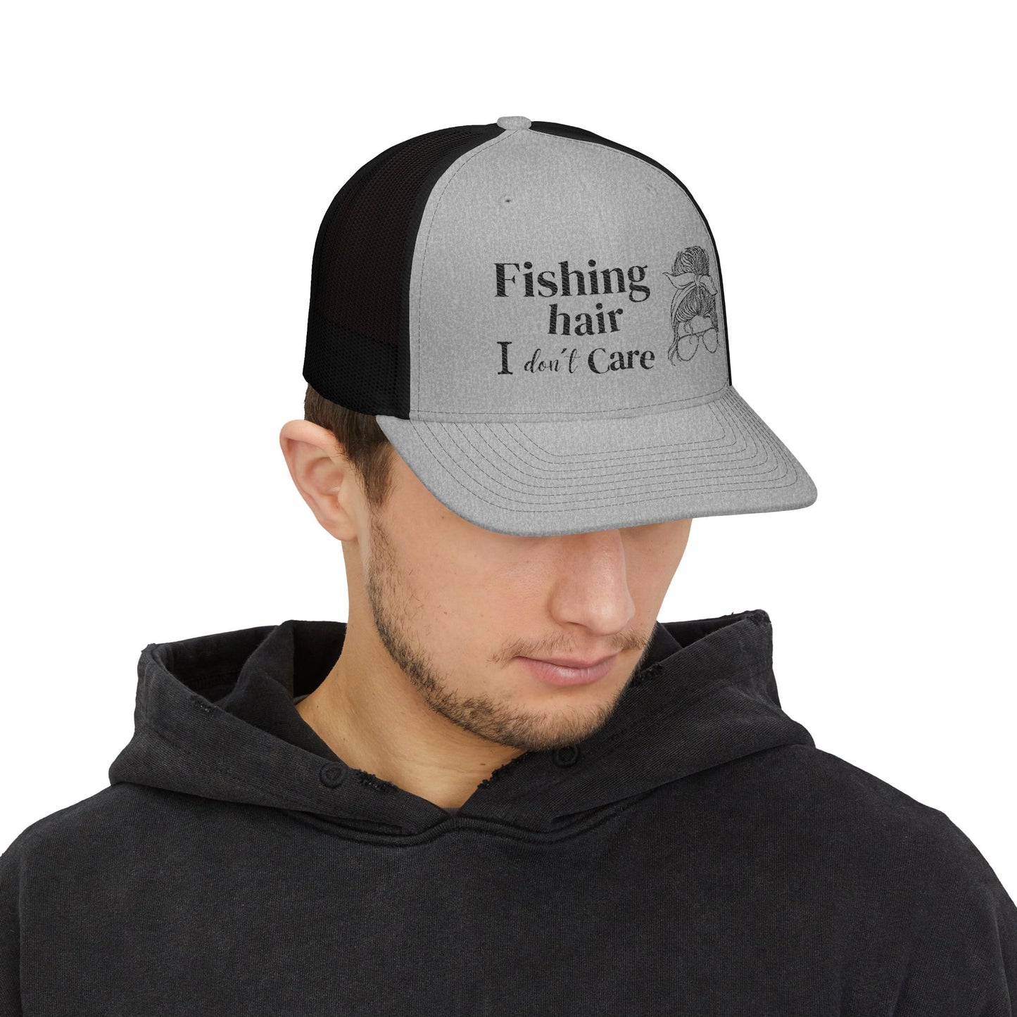 Embroidered Fishing Snapback