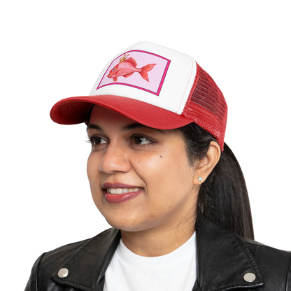 Fishing Cap Pink Fish