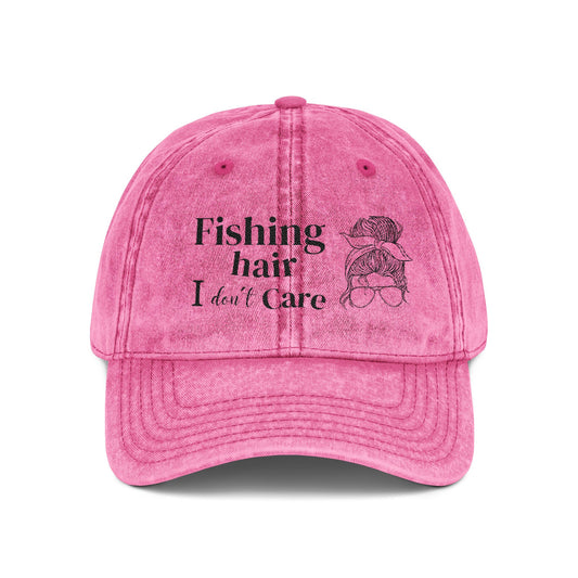 Vintage Embroidered Fishing Cap