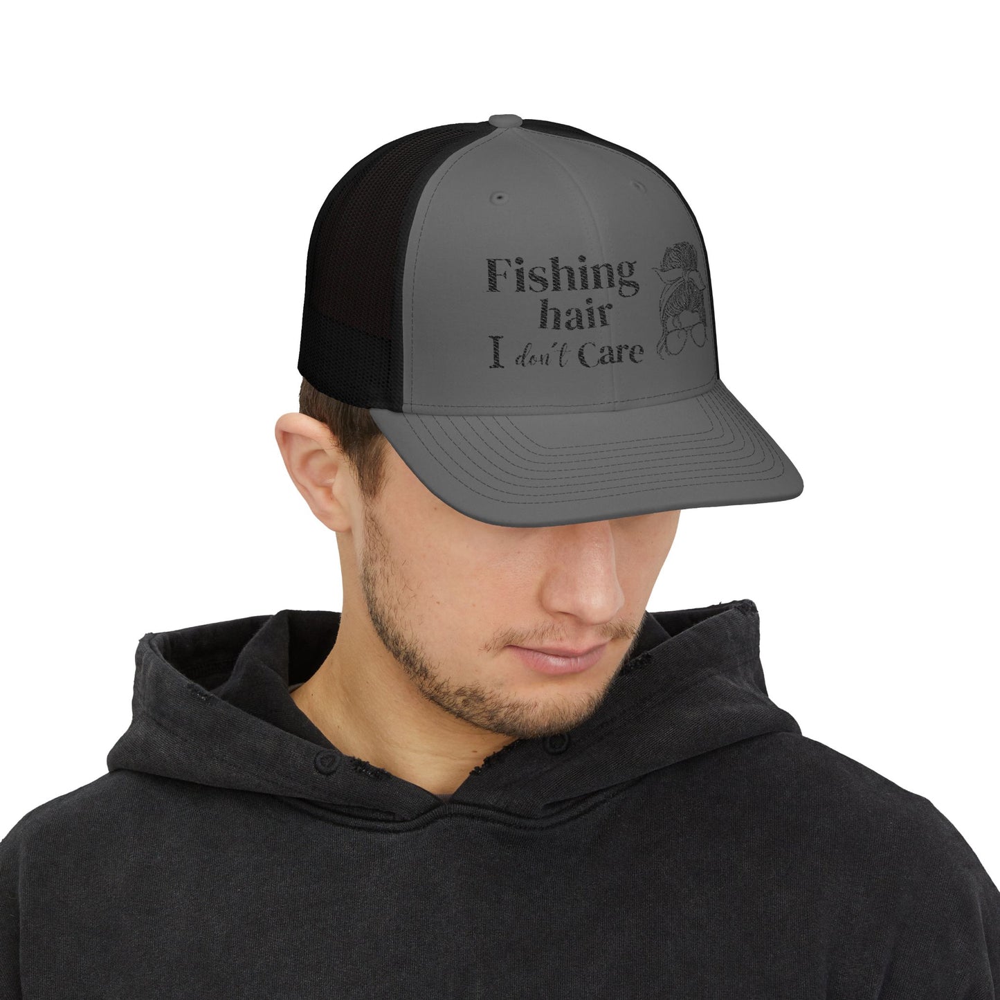 Embroidered Fishing Snapback