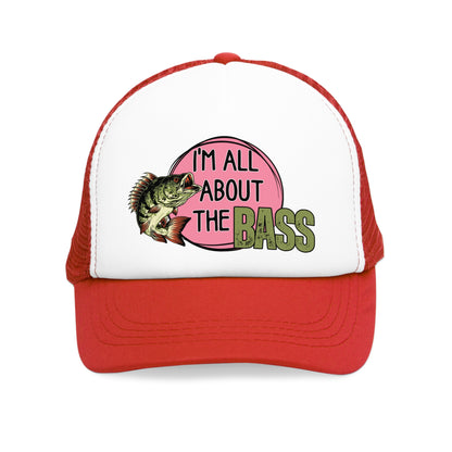 Comfy cap Im all about the bass pink