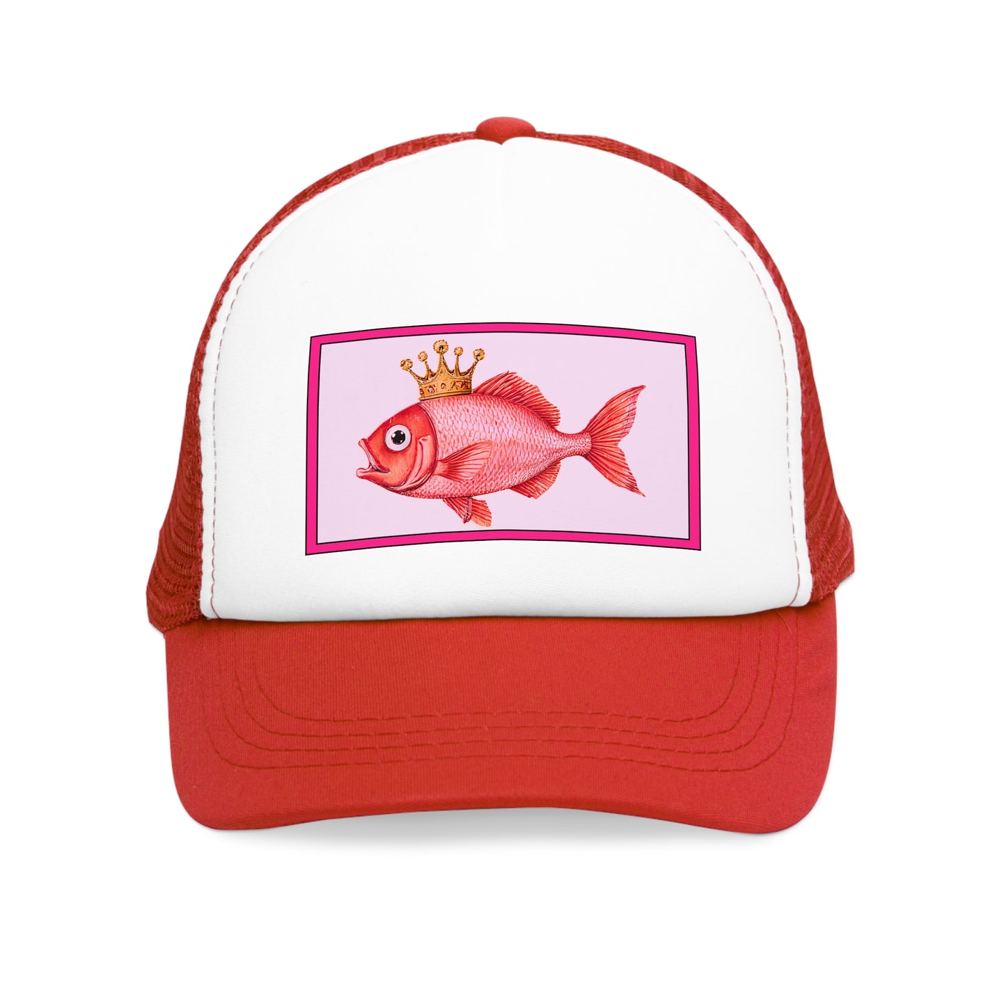 Fishing Cap Pink Fish