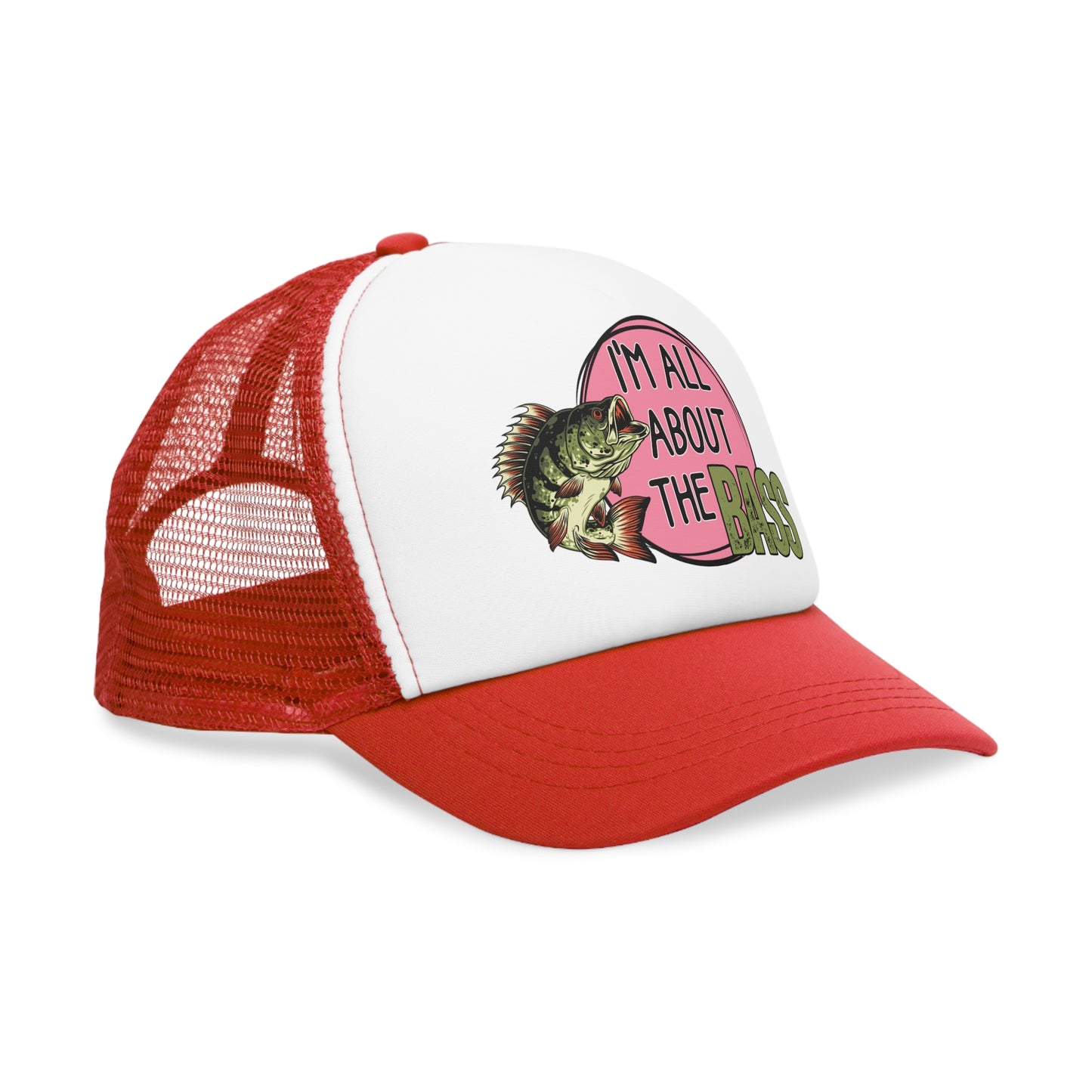 Comfy cap Im all about the bass pink
