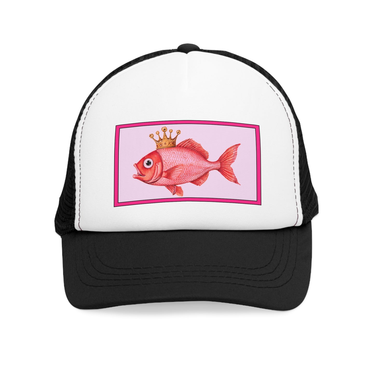 Fishing Cap Pink Fish