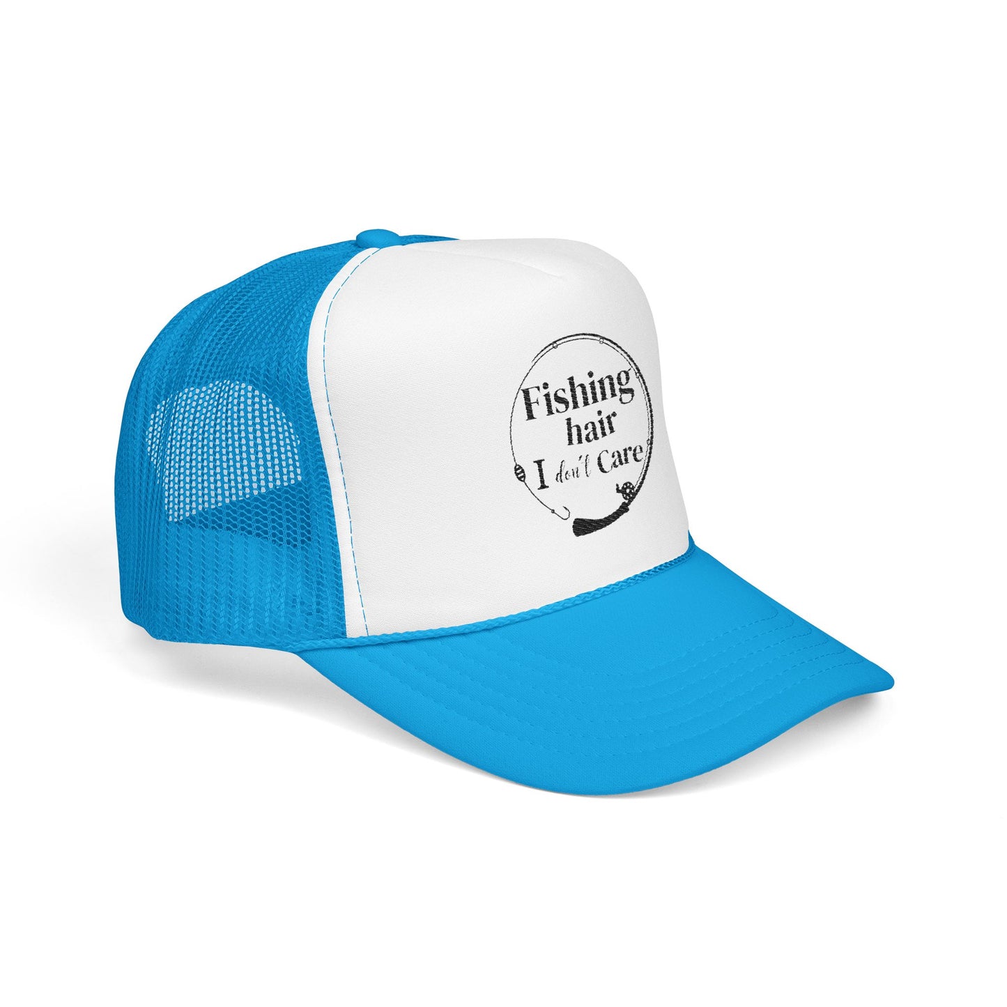 Fishing Hat, Trucker Hat for Fishermen, Outdoor Cap, Fishing Accessories, Gift for Anglers, Casual Summer Wear