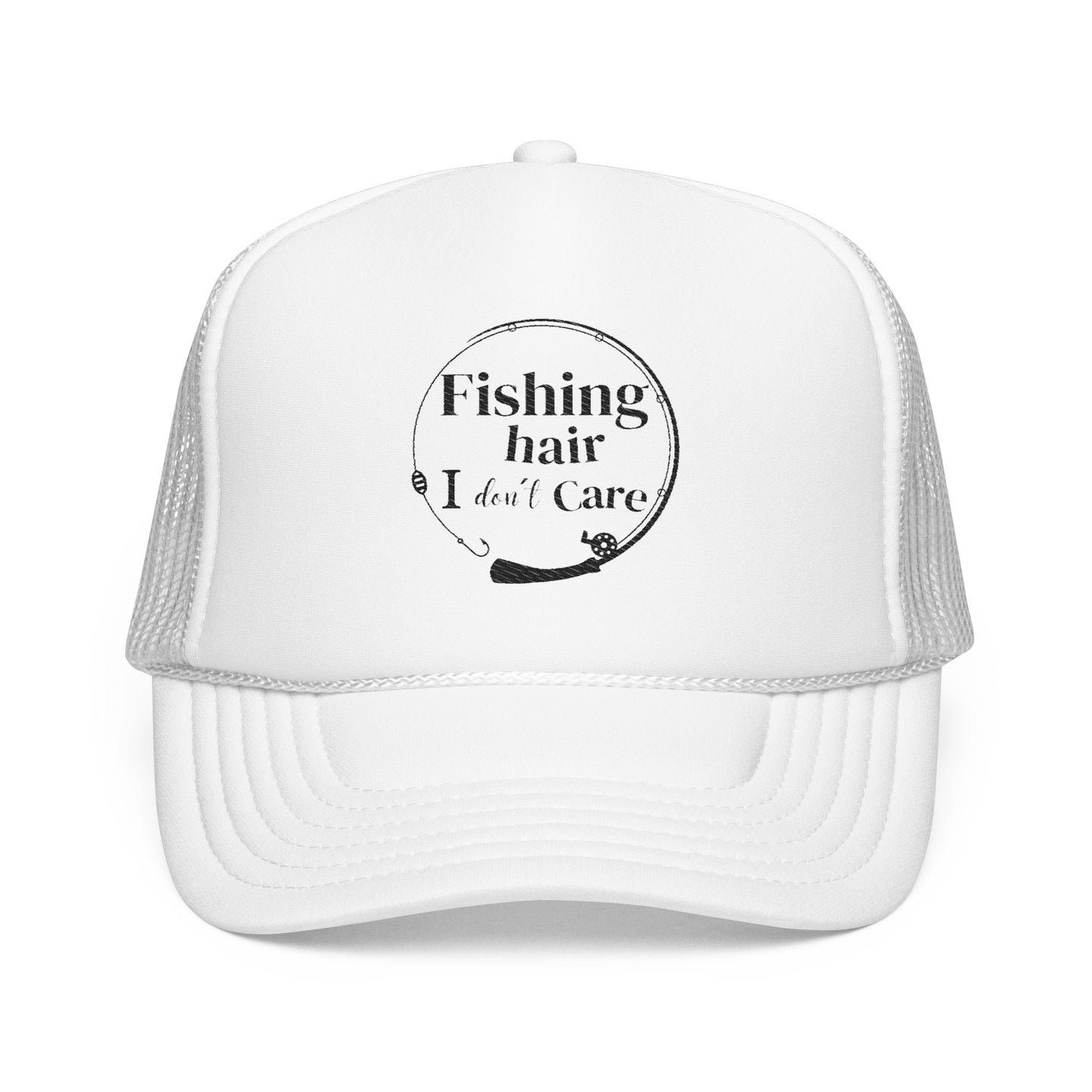 Fishing Hat, Trucker Hat for Fishermen, Outdoor Cap, Fishing Accessories, Gift for Anglers, Casual Summer Wear