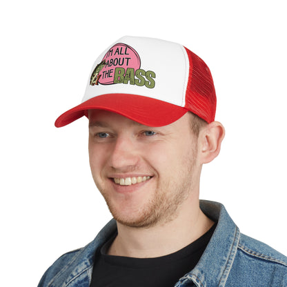 Comfy cap Im all about the bass pink