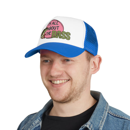 Comfy cap Im all about the bass pink