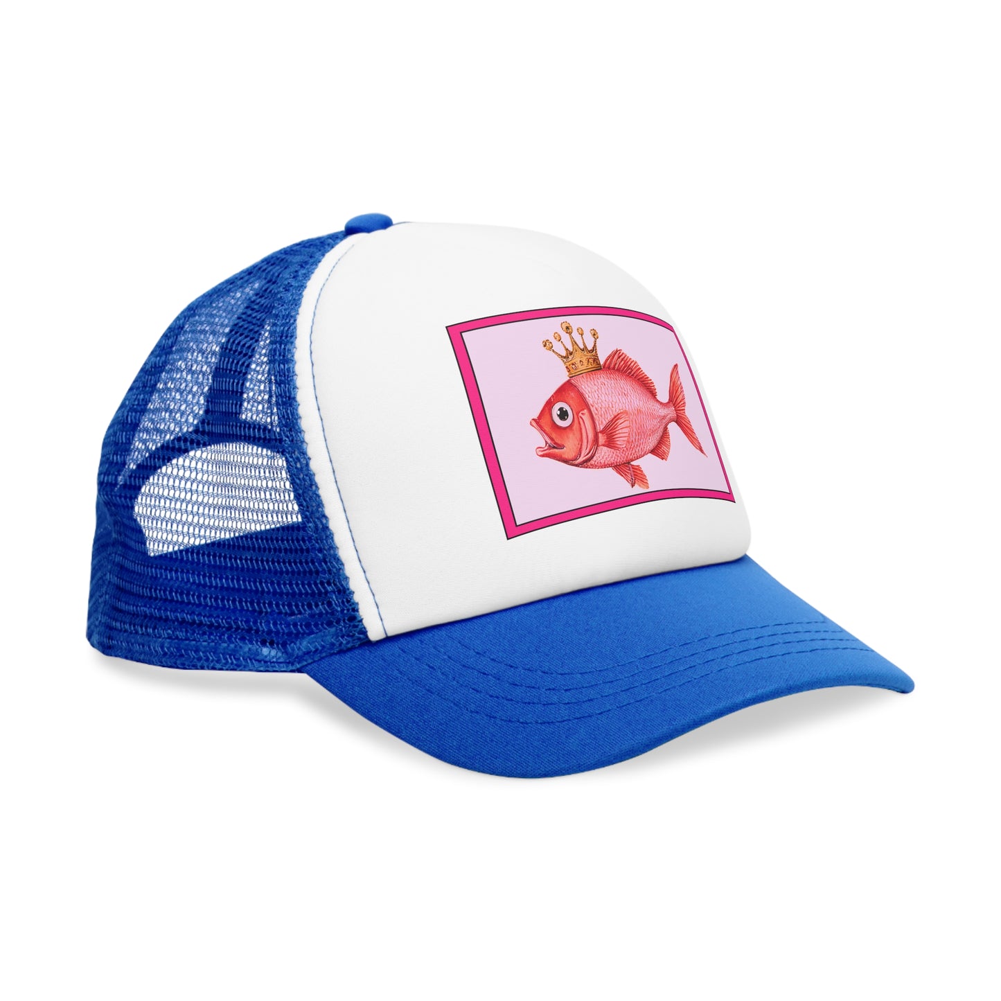 Fishing Cap Pink Fish