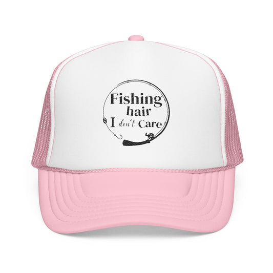 Fishing Hat, Trucker Hat for Fishermen, Outdoor Cap, Fishing Accessories, Gift for Anglers, Casual Summer Wear