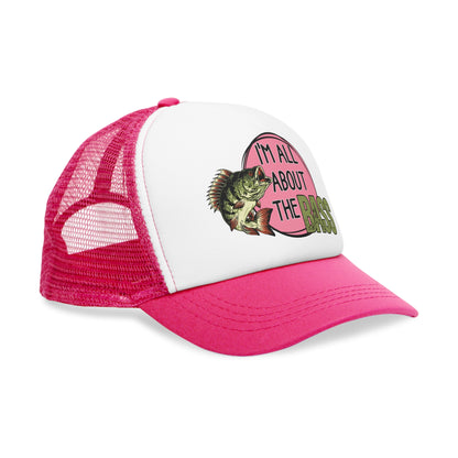Comfy cap Im all about the bass pink