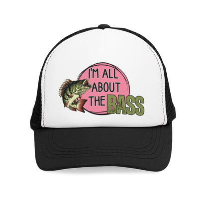 Comfy cap Im all about the bass pink