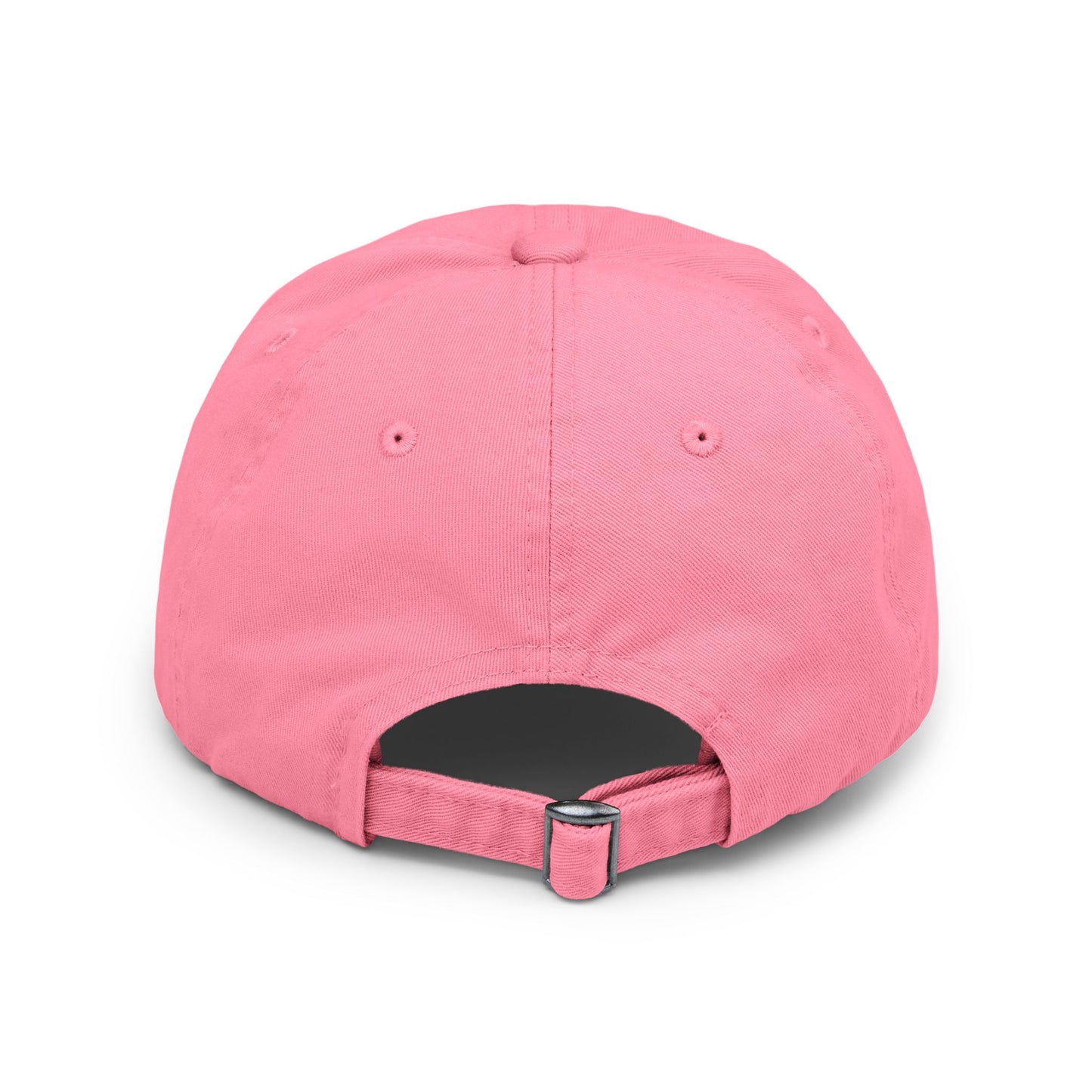 Distressed cap, orange all about the bass