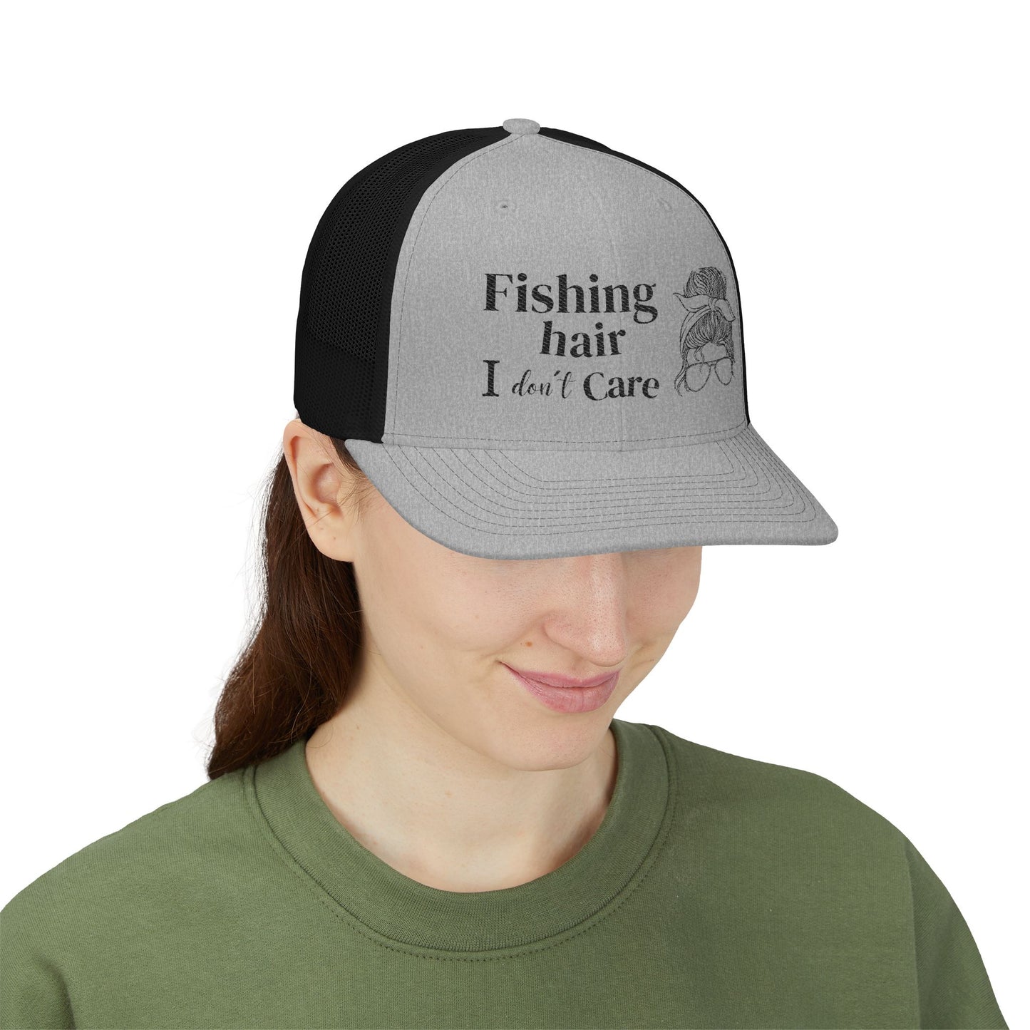 Embroidered Fishing Snapback