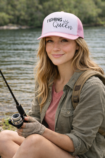Foam Trucker Cap Fishing Queen