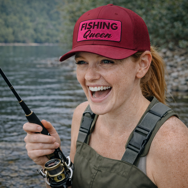 Fishing Queen Trucker Cap (Pink)